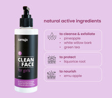 Load image into Gallery viewer, Clean Face Cleanser for Girls