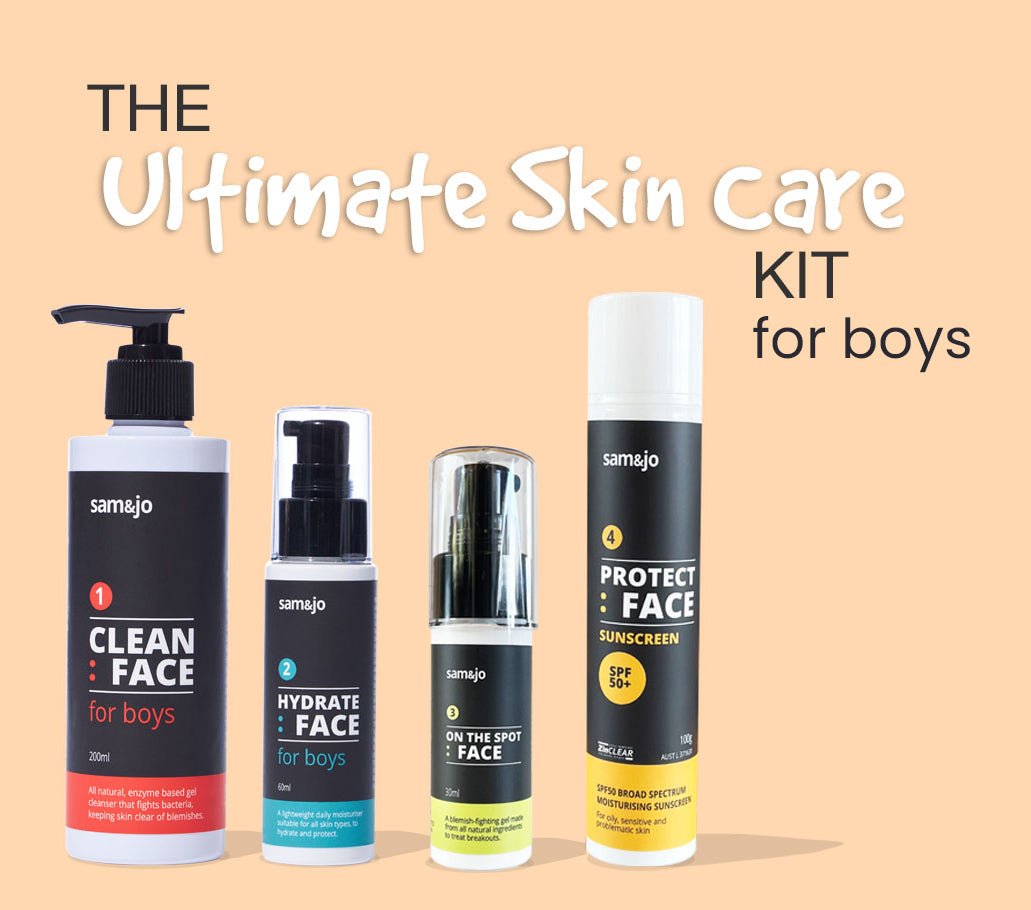 The Ultimate Skincare Kit for Teenage Boys