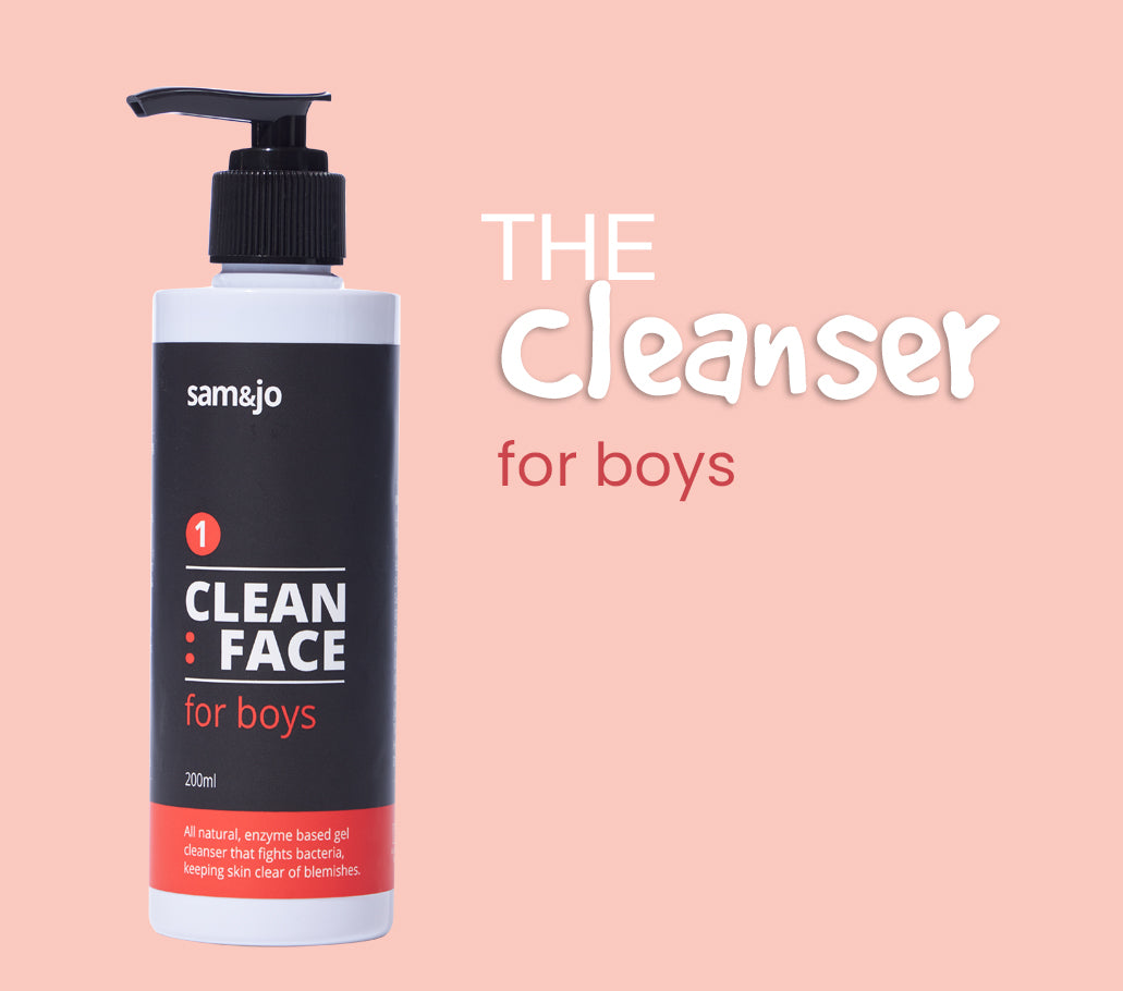 Clean Face Cleanser for Boys